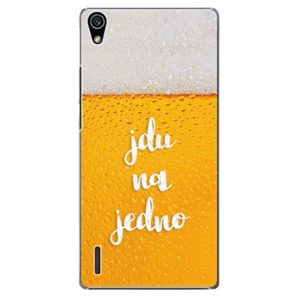 iSaprio Plastové pouzdro iSaprio - Jdu na jedno - Huawei Ascend P7