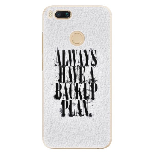 Plastové pouzdro iSaprio - Backup Plan - Xiaomi Mi A1