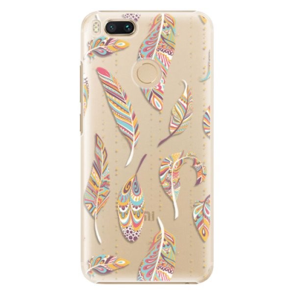 Plastové pouzdro iSaprio - Feather pattern 02 - Xiaomi Mi A1