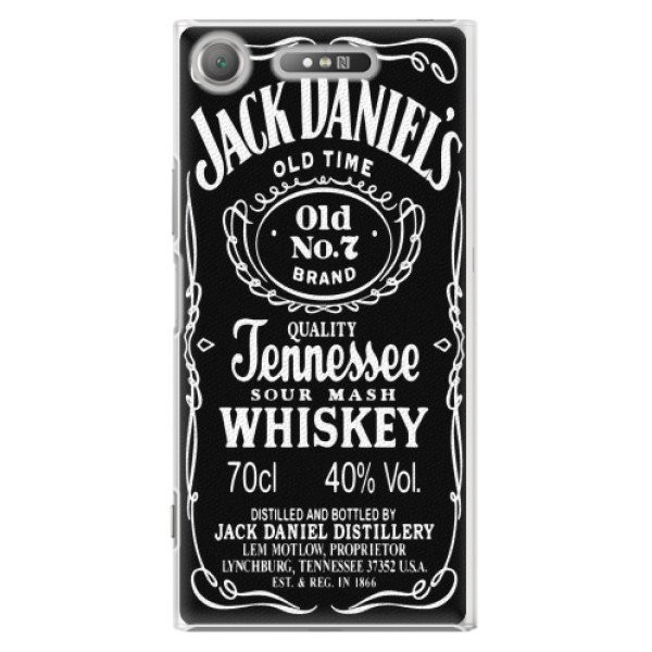 Plastové pouzdro iSaprio - Jack Daniels - Sony Xperia XZ1