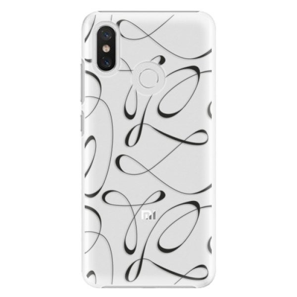 Plastové pouzdro iSaprio - Fancy - black - Xiaomi Mi 8