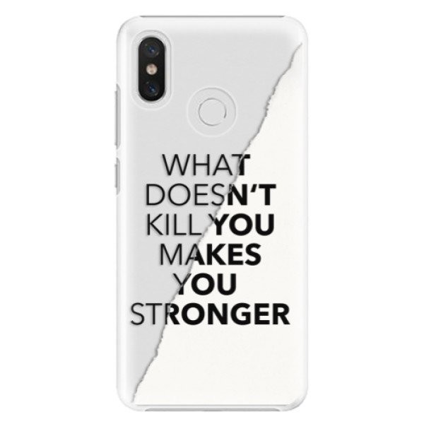 Plastové pouzdro iSaprio - Makes You Stronger - Xiaomi Mi 8