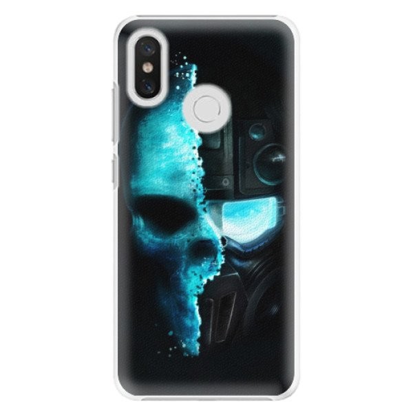 Plastové pouzdro iSaprio - Roboskull - Xiaomi Mi 8