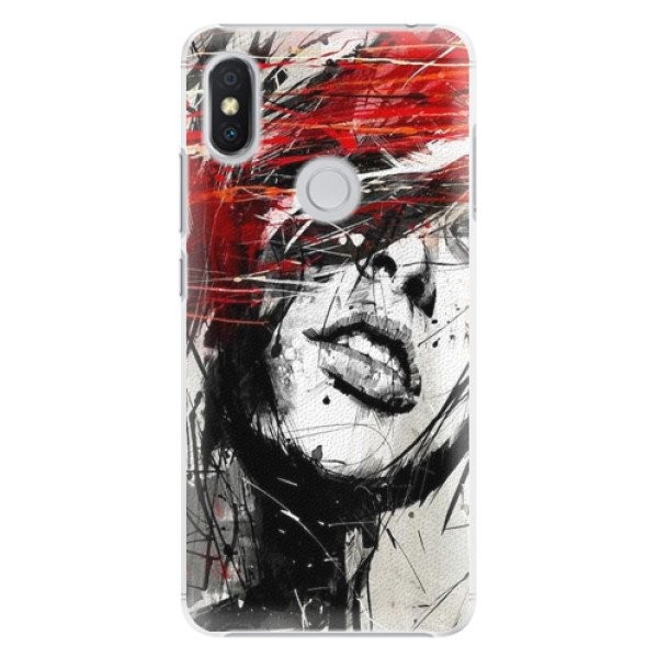 Plastové pouzdro iSaprio - Sketch Face - Xiaomi Redmi S2