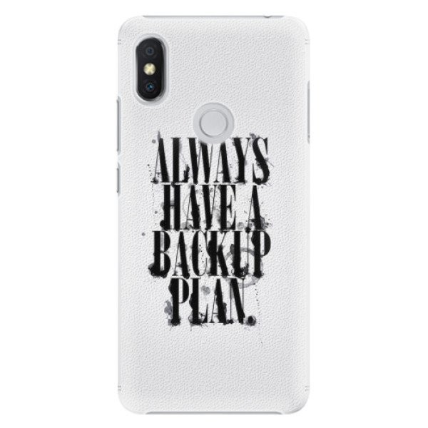 Plastové pouzdro iSaprio - Backup Plan - Xiaomi Redmi S2