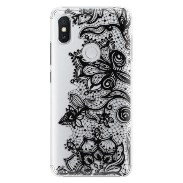 Plastové pouzdro iSaprio - Black Lace - Xiaomi Redmi S2