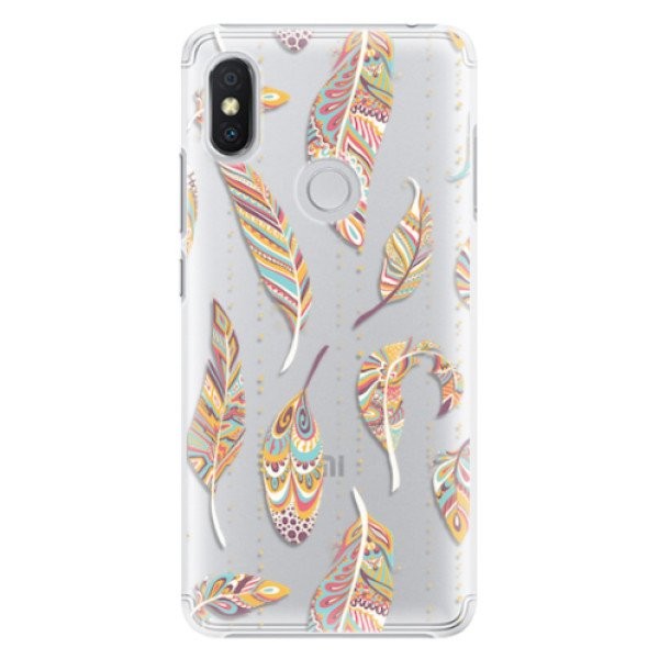 Plastové pouzdro iSaprio - Feather pattern 02 - Xiaomi Redmi S2