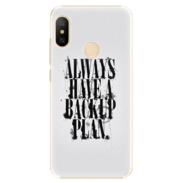 Plastové pouzdro iSaprio - Backup Plan - Xiaomi Mi A2 Lite