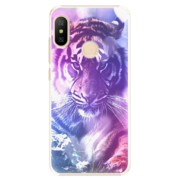 Plastové pouzdro iSaprio - Purple Tiger - Xiaomi Mi A2 Lite