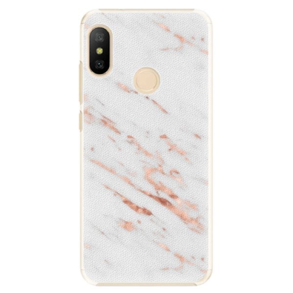 Plastové pouzdro iSaprio - Rose Gold Marble - Xiaomi Mi A2 Lite