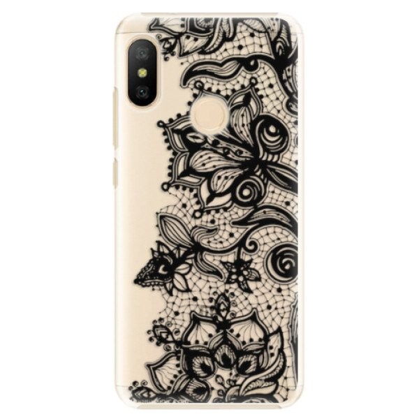 Plastové pouzdro iSaprio - Black Lace - Xiaomi Mi A2 Lite
