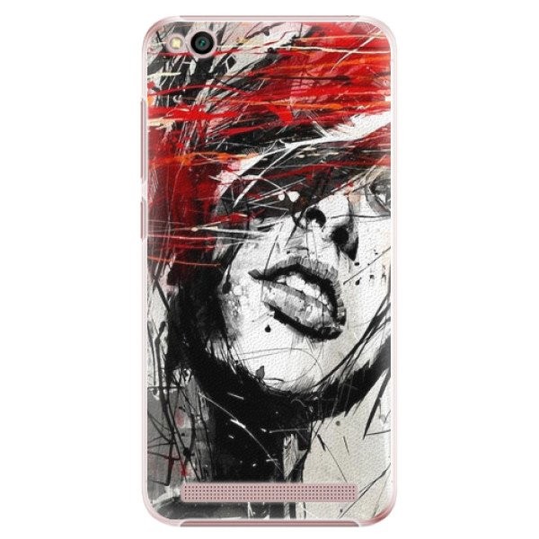 Plastové pouzdro iSaprio - Sketch Face - Xiaomi Redmi 5A
