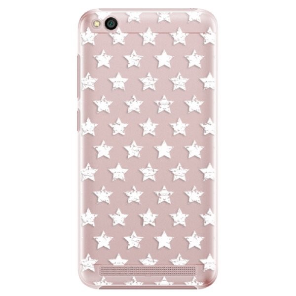 Plastové pouzdro iSaprio - Stars Pattern - white - Xiaomi Redmi 5A