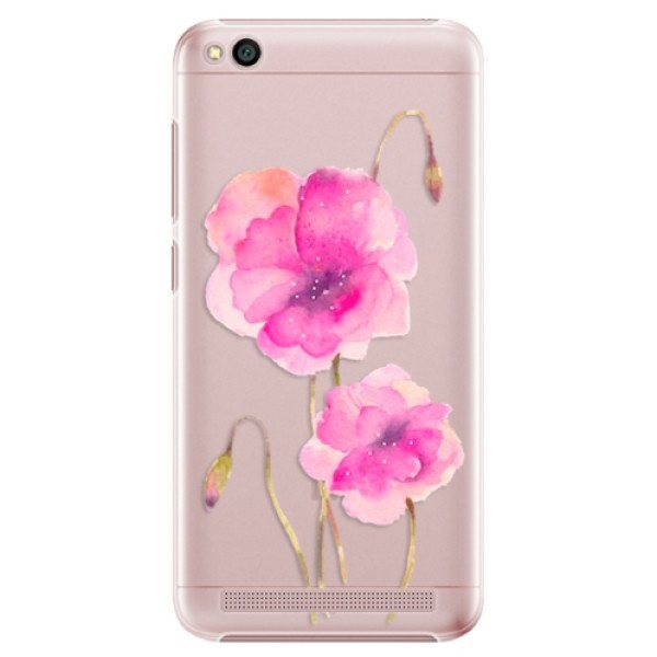 Plastové pouzdro iSaprio - Poppies 02 - Xiaomi Redmi 5A