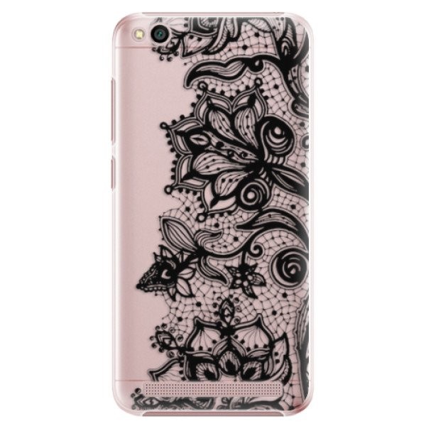 Plastové pouzdro iSaprio - Black Lace - Xiaomi Redmi 5A