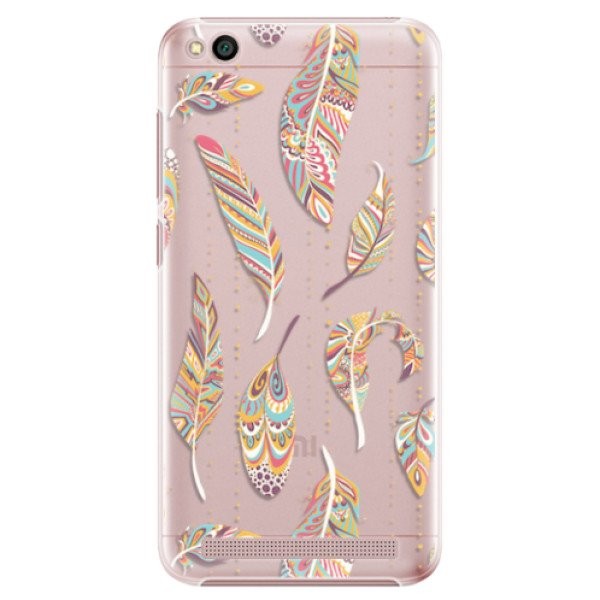 Plastové pouzdro iSaprio - Feather pattern 02 - Xiaomi Redmi 5A