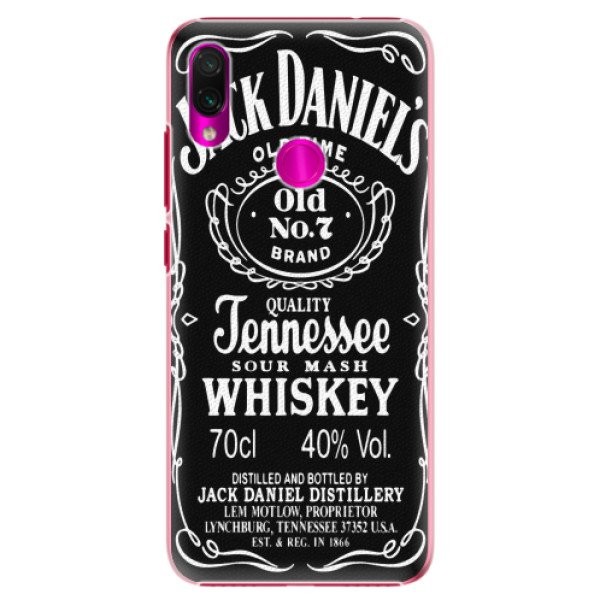 Plastové pouzdro iSaprio - Jack Daniels - Xiaomi Redmi Note 7