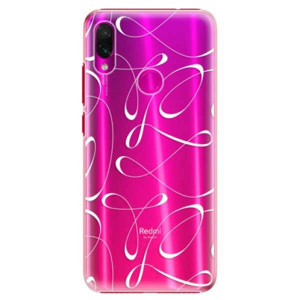 Plastové pouzdro iSaprio - Fancy - white - Xiaomi Redmi Note 7