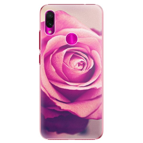 Plastové pouzdro iSaprio - Pink Rose - Xiaomi Redmi Note 7