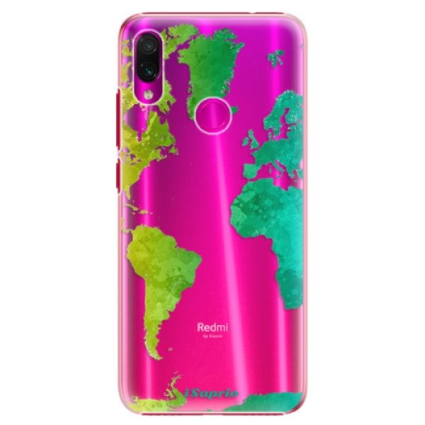 Plastové pouzdro iSaprio - Cold Map - Xiaomi Redmi Note 7