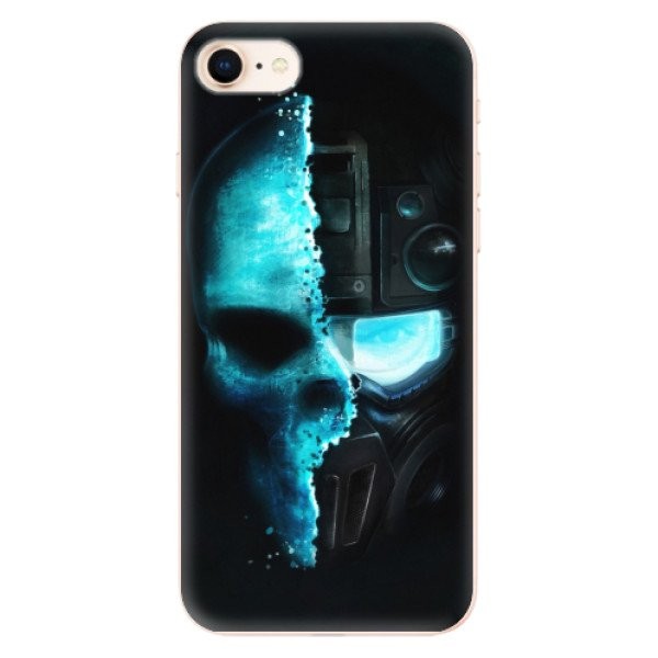 Odolné silikonové pouzdro iSaprio - Roboskull - iPhone 8