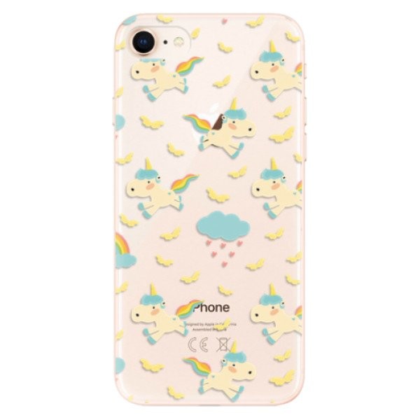 Odolné silikonové pouzdro iSaprio - Unicorn pattern 01 - iPhone 8