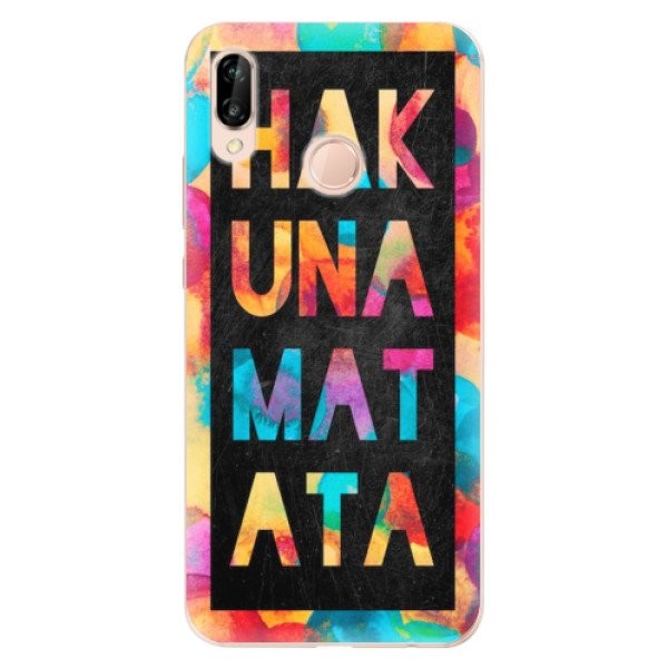 Odolné silikonové pouzdro iSaprio - Hakuna Matata 01 - Huawei P20 Lite