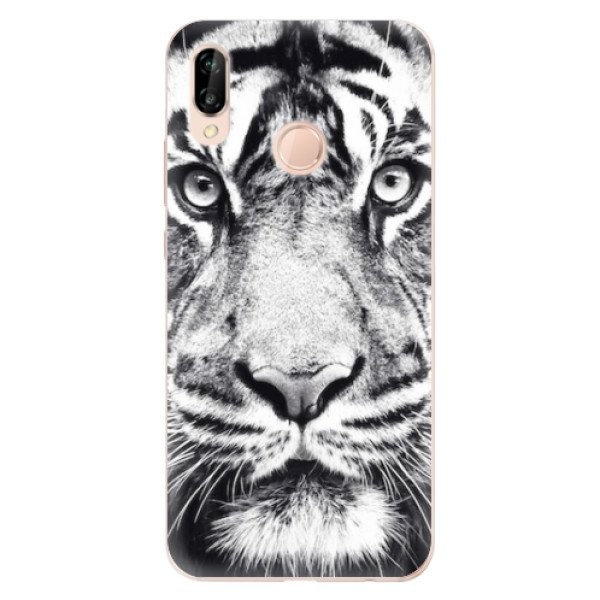 Odolné silikonové pouzdro iSaprio - Tiger Face - Huawei P20 Lite