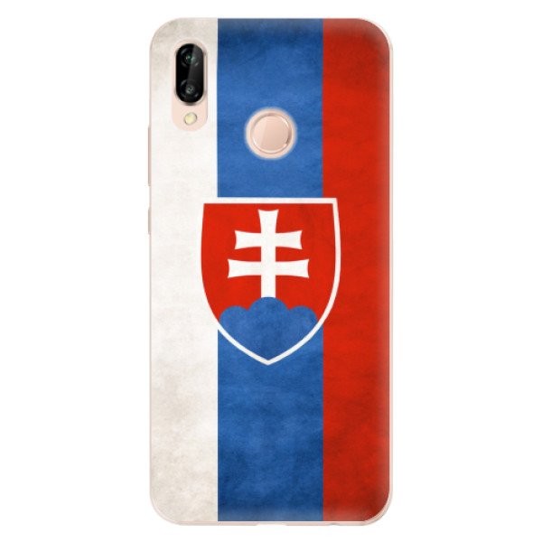 Odolné silikonové pouzdro iSaprio - Slovakia Flag - Huawei P20 Lite