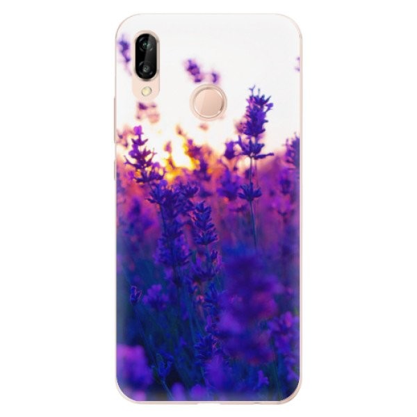 Odolné silikonové pouzdro iSaprio - Lavender Field - Huawei P20 Lite