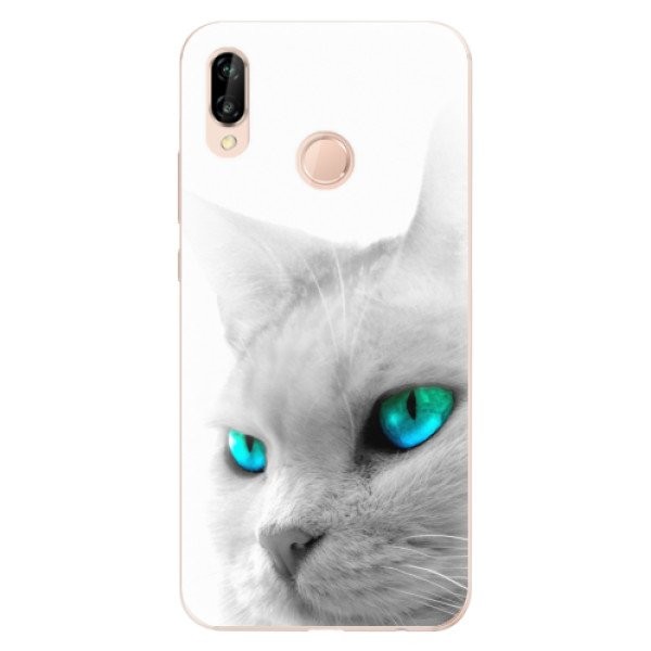 Odolné silikonové pouzdro iSaprio - Cats Eyes - Huawei P20 Lite