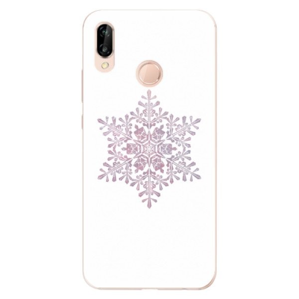 Odolné silikonové pouzdro iSaprio - Snow Flake - Huawei P20 Lite