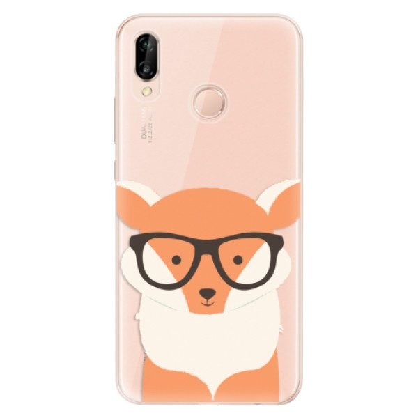 Odolné silikonové pouzdro iSaprio - Orange Fox - Huawei P20 Lite