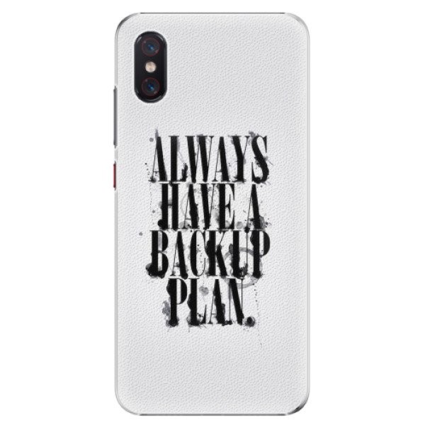 Plastové pouzdro iSaprio - Backup Plan - Xiaomi Mi 8 Pro