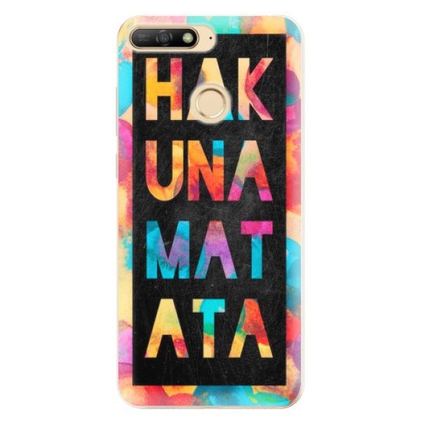 Odolné silikonové pouzdro iSaprio - Hakuna Matata 01 - Huawei Y6 Prime 2018