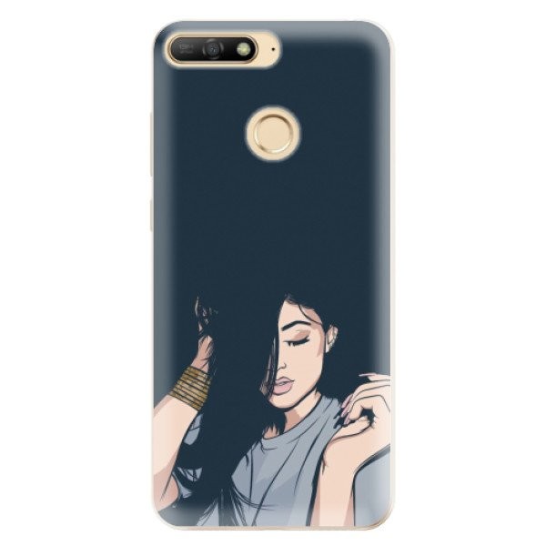 Odolné silikonové pouzdro iSaprio - Swag Girl - Huawei Y6 Prime 2018