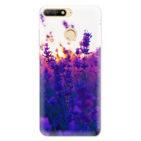 Odolné silikonové pouzdro iSaprio - Lavender Field - Huawei Y6 Prime 2018