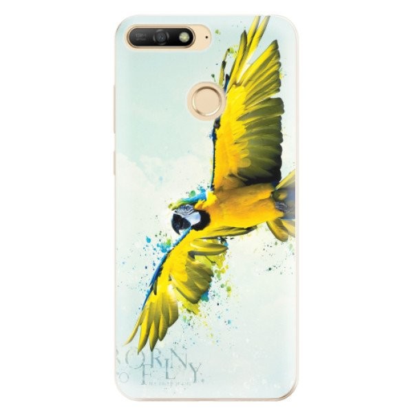 Odolné silikonové pouzdro iSaprio - Born to Fly - Huawei Y6 Prime 2018