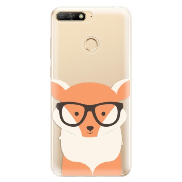 Odolné silikonové pouzdro iSaprio - Orange Fox - Huawei Y6 Prime 2018