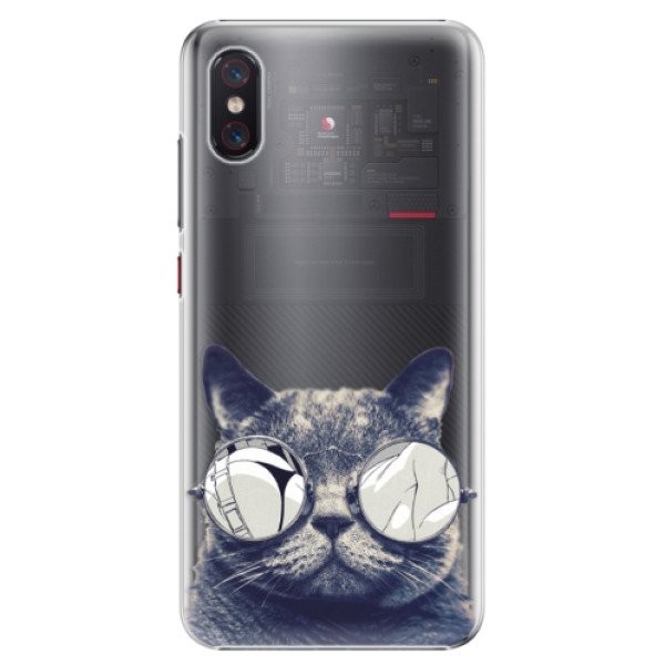 Plastové pouzdro iSaprio - Crazy Cat 01 - Xiaomi Mi 8 Pro