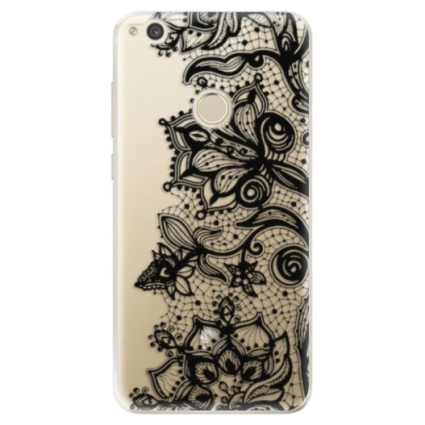 Odolné silikonové pouzdro iSaprio - Black Lace - Huawei P9 Lite 2017