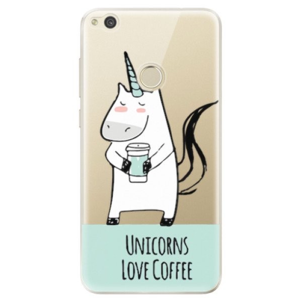Odolné silikonové pouzdro iSaprio - Unicorns Love Coffee - Huawei P9 Lite 2017