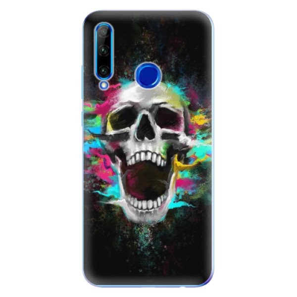 Odolné silikonové pouzdro iSaprio - Skull in Colors - Huawei Honor 20 Lite