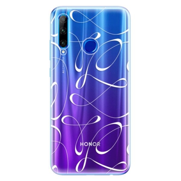 Odolné silikonové pouzdro iSaprio - Fancy - white - Huawei Honor 20 Lite