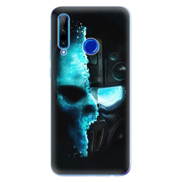 Odolné silikonové pouzdro iSaprio - Roboskull - Huawei Honor 20 Lite