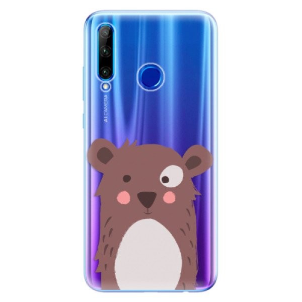 Odolné silikonové pouzdro iSaprio - Brown Bear - Huawei Honor 20 Lite