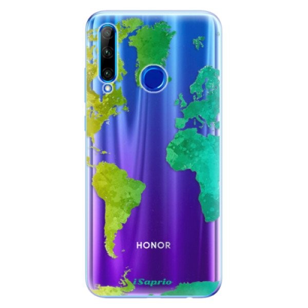 Odolné silikonové pouzdro iSaprio - Cold Map - Huawei Honor 20 Lite