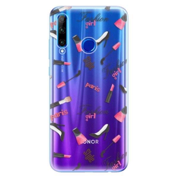 Odolné silikonové pouzdro iSaprio - Fashion pattern 01 - Huawei Honor 20 Lite