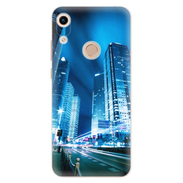Odolné silikonové pouzdro iSaprio - Night City Blue - Huawei Honor 8A