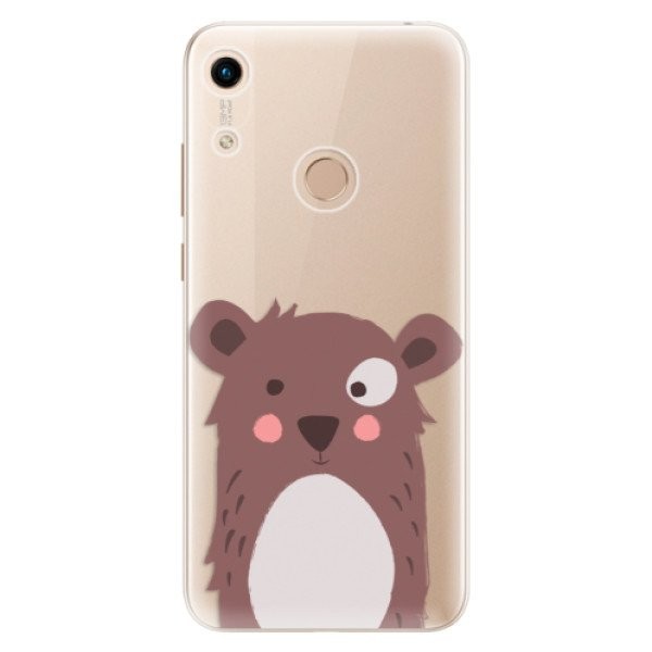 Odolné silikonové pouzdro iSaprio - Brown Bear - Huawei Honor 8A